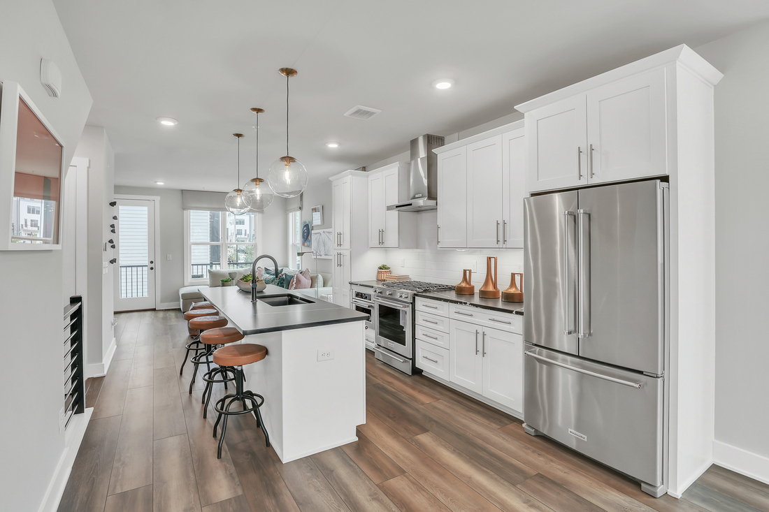 Toll Brothers announced the opening of Iron Creek at North End, a low-maintenance luxury townhome community in Charlotte, North Carolina.