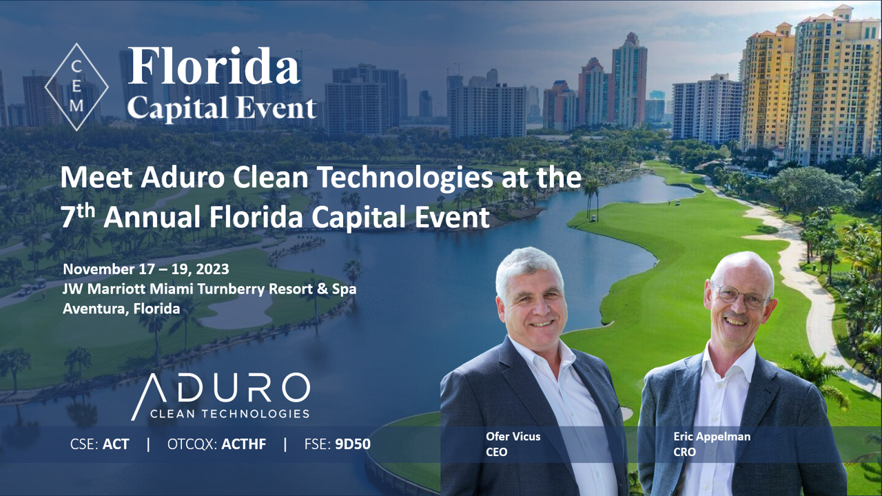 Aduro to Present at CEM Florida Capital Event