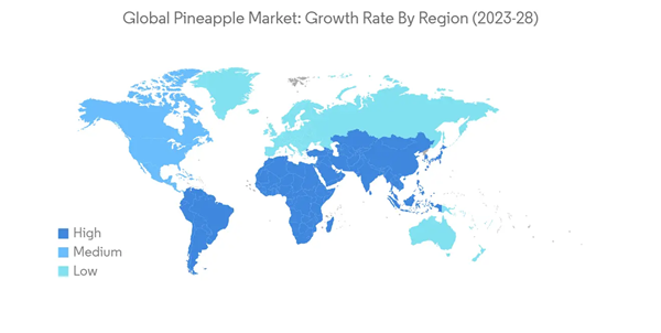Global Pineapple Market Global Pineapple Market Growth Rate By Region 2023 28
