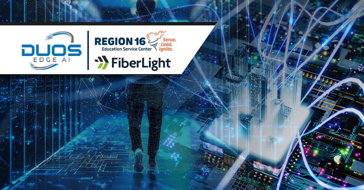 Region 16 ESC, Duos Edge AI, and FiberLight to celebrate the launch of cutting-edge technology on March 18, bringing high-power computing to the Texas Panhandle