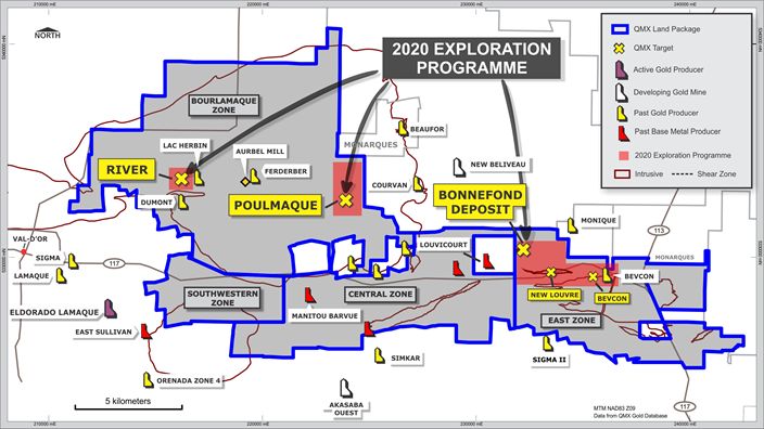 Figure 1: QMX Val d’Or Camp