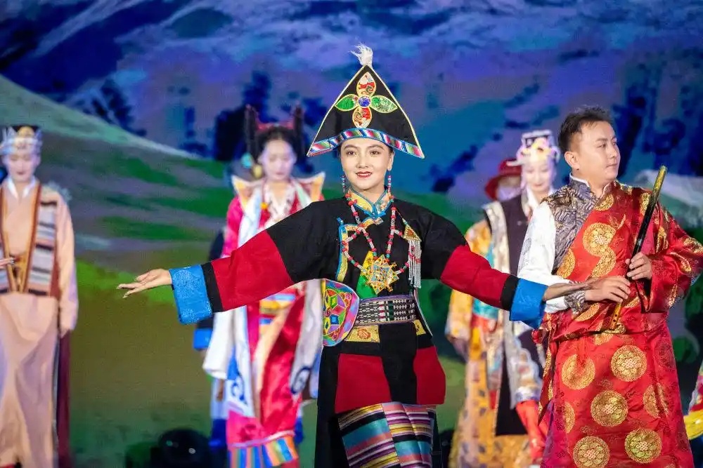 2025 Yarlung Cultural Tourism Festival Opening Ceremony. Photo by Danzeng Nubu, Xinhua.