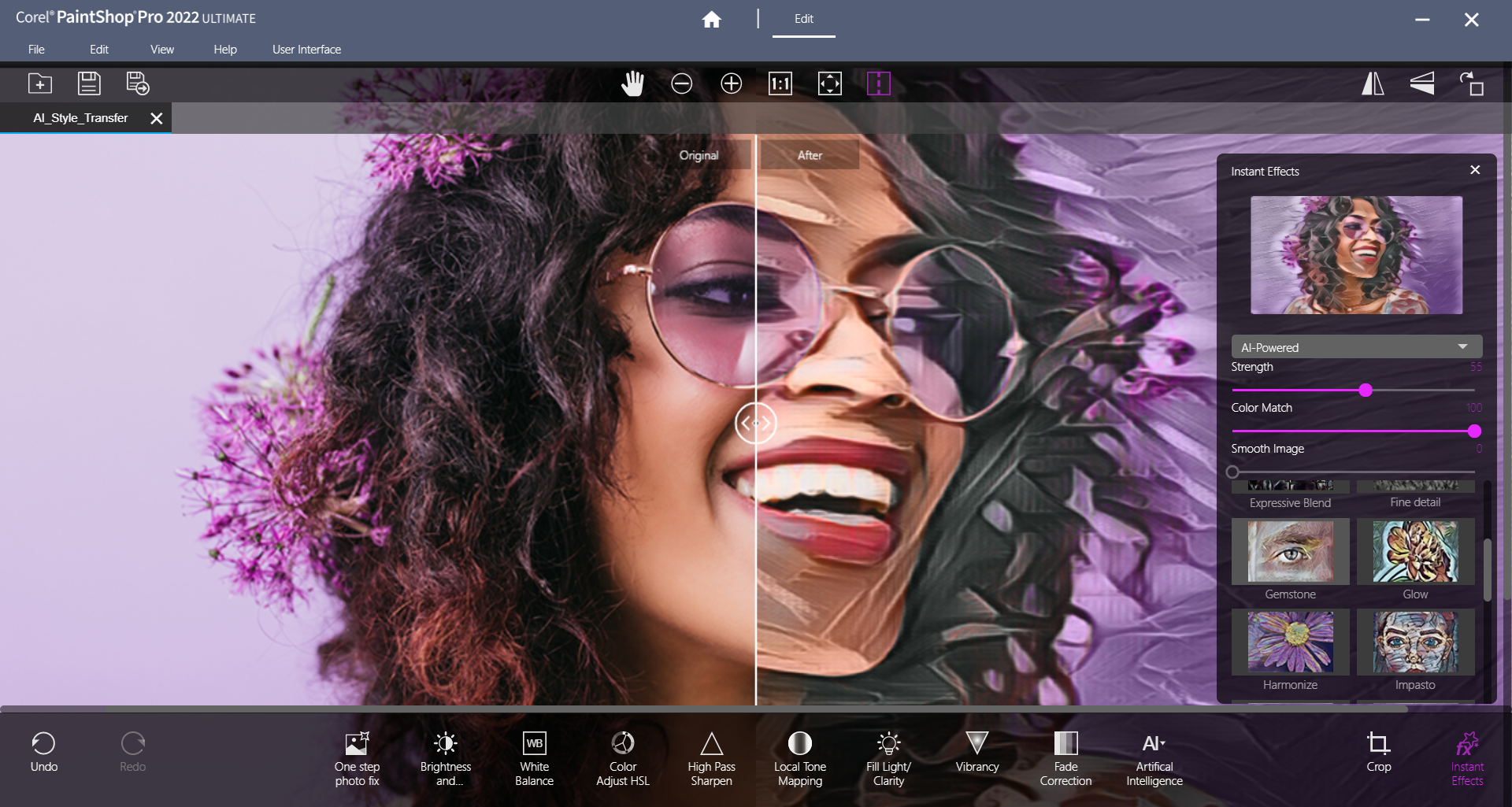 PaintShop Pro 2022 Makes Creative Image Editing Simple with