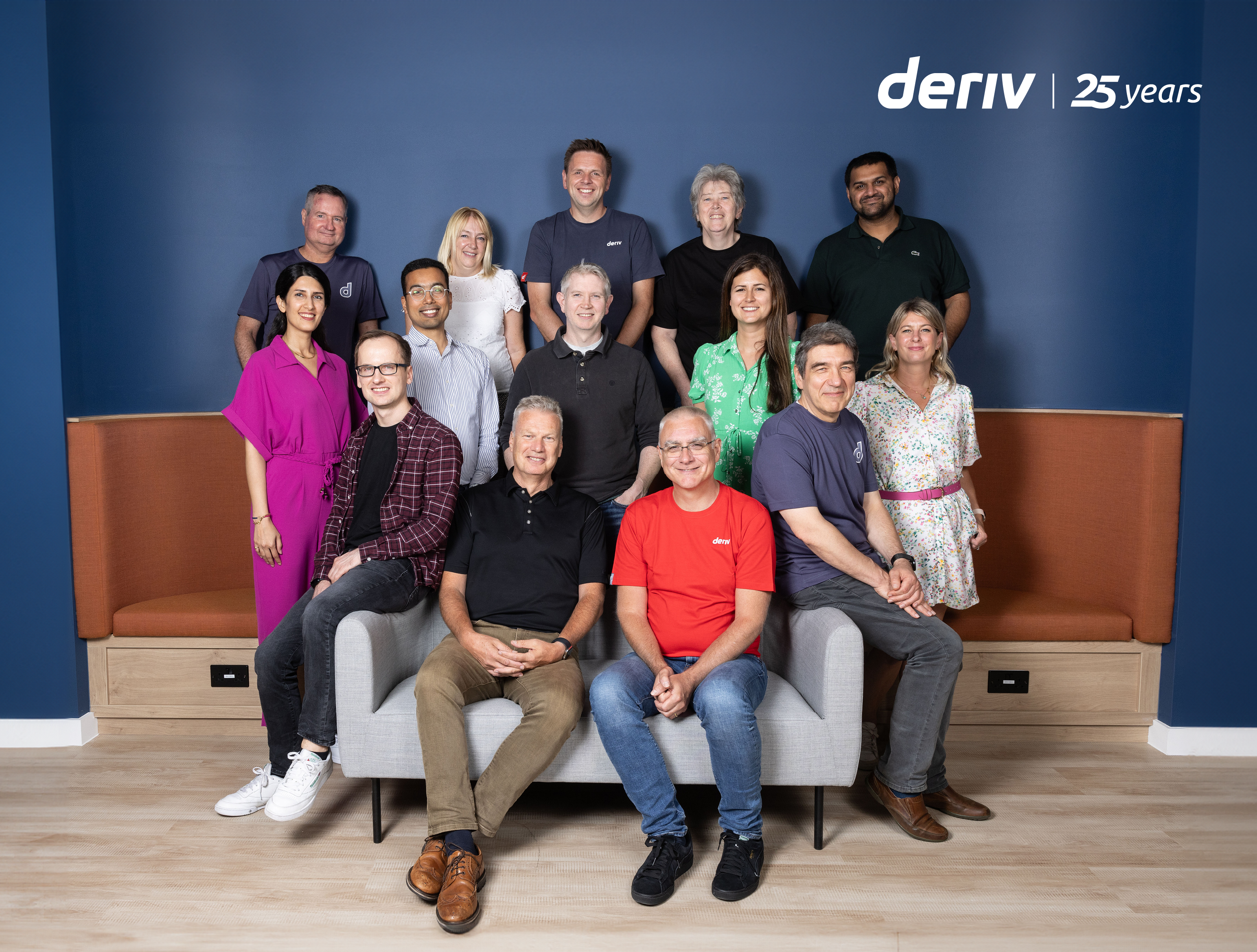 Deriv’s UK team celebrates the Best Place to Work win