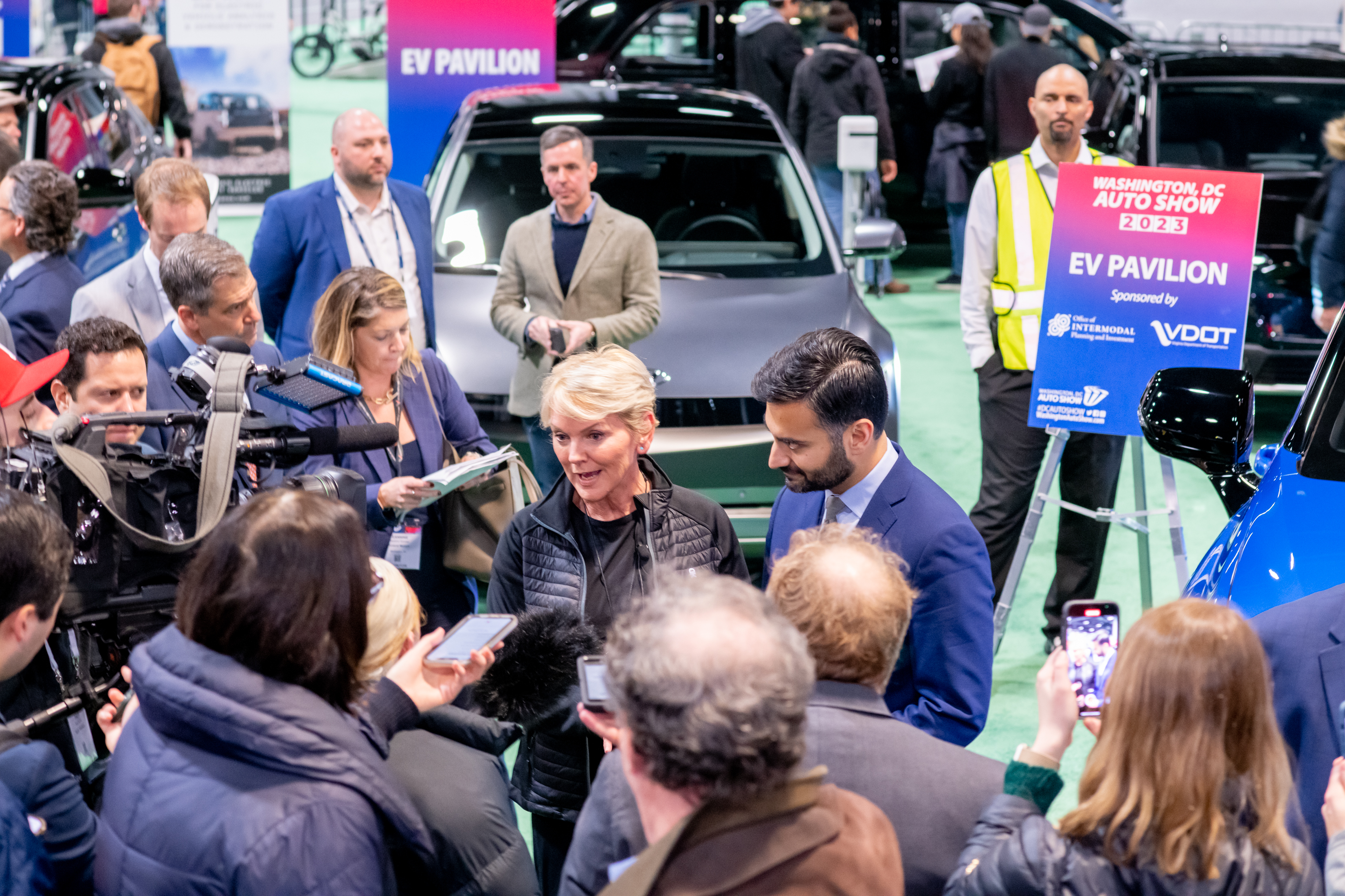 Biden-Harris Administration Officials Visit Washington, D.C. Auto Show