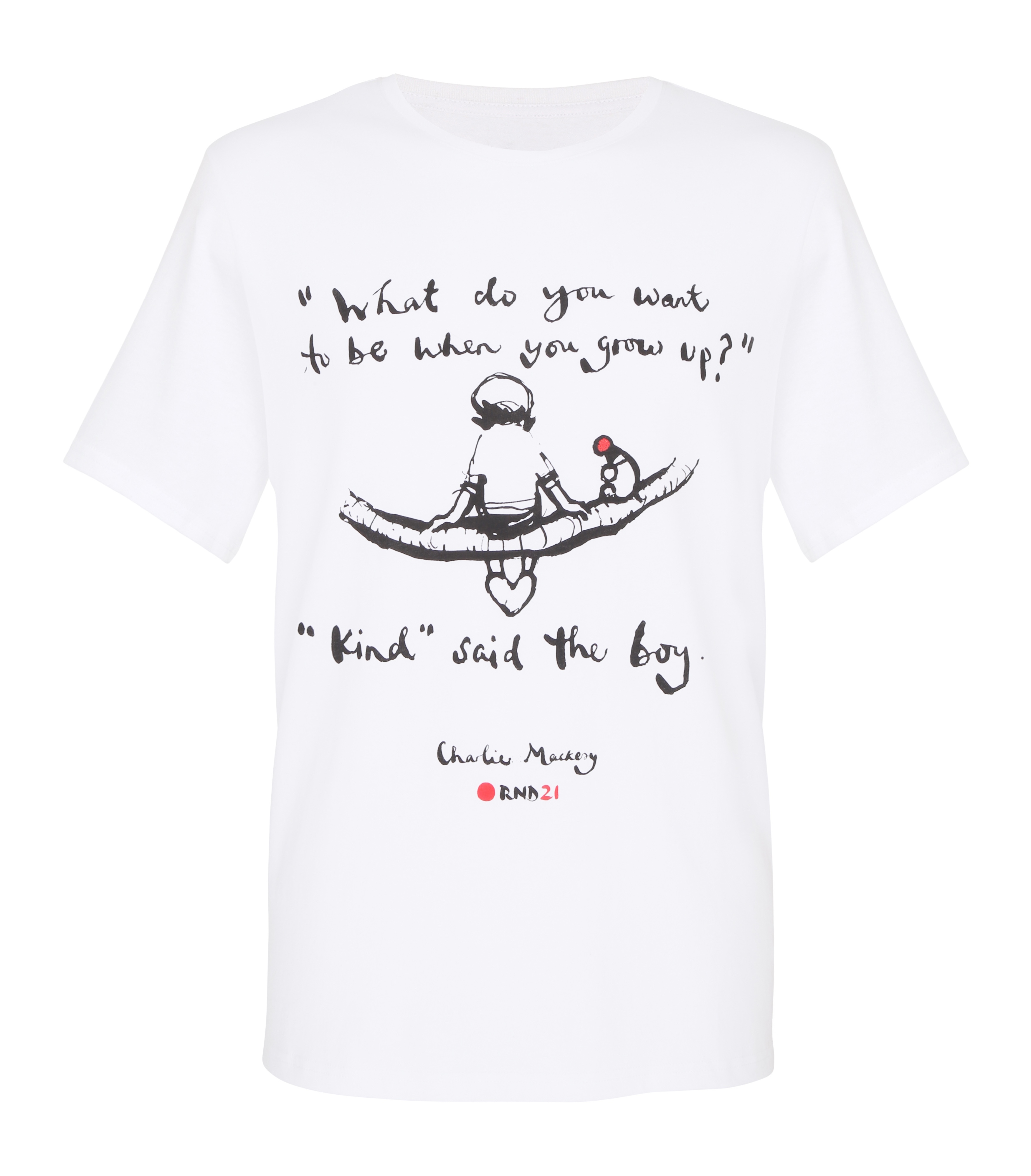 TWO LIMITED EDITION RED NOSE DAY TSHIRTS DESIGNED BY