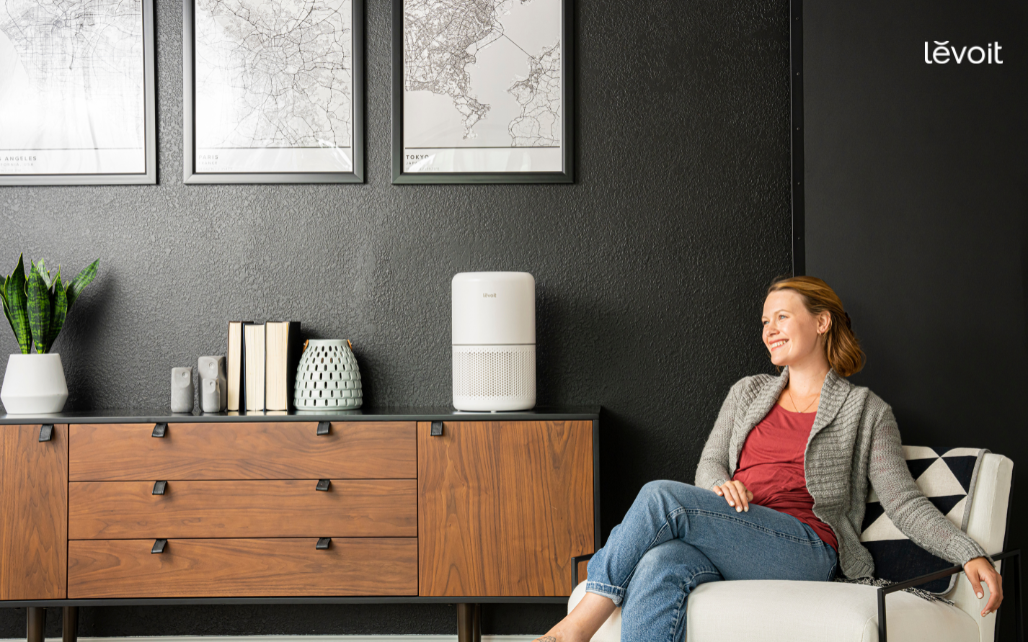 Levoit Core 300S quiet air purifier for bedroom sleep support