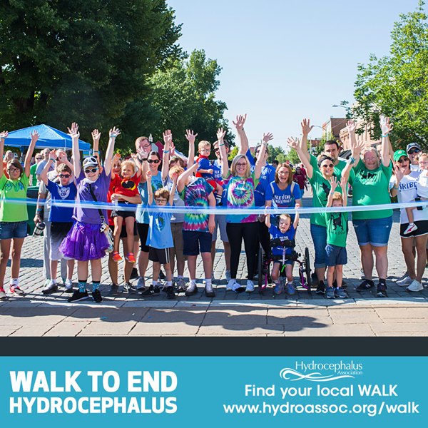 Individuals and families impacted by hydrocephalus will come together at a WALK to End Hydrocephalus in 44 cities across the country to raise funds for a cure.