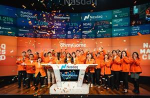 Ohmyhome Rings Nasdaq Closing Bell in Honor of Being First Singaporean Firm Listed in US This Year