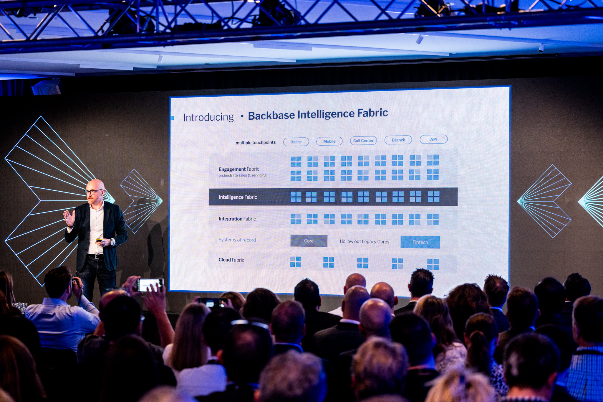 Jouk Pleiter, CEO & Founder at Backbase announces Intelligence Fabric at Engage Europe 2024