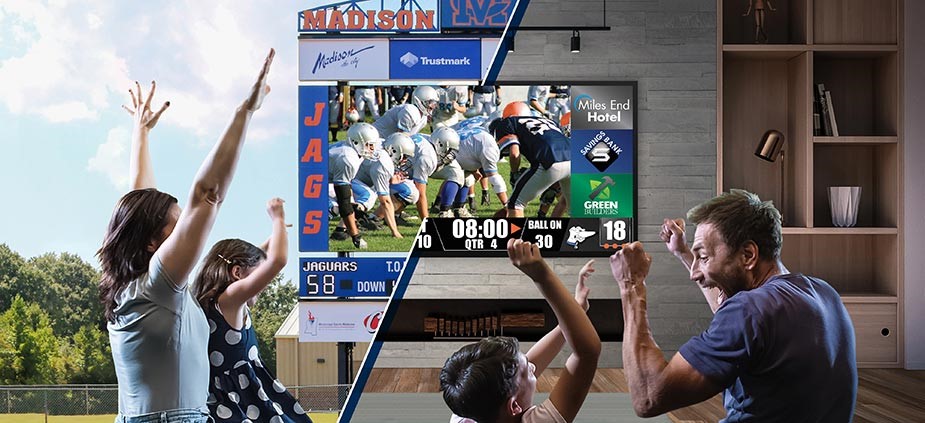 Daktronics Provides Technology to Bring the Big Screen Home