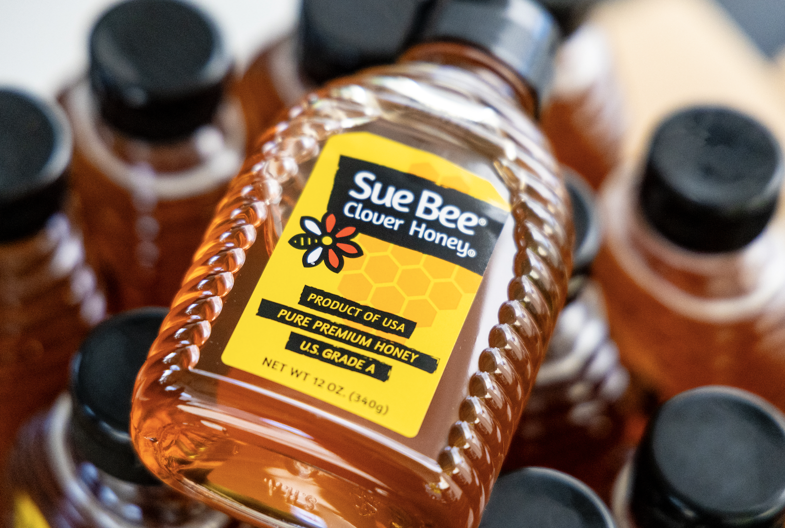 Honey is an ideal item for food banks and food pantries because it doesn’t need to be refrigerated; it’s a great natural substitute for sugar in baking; and it has a long shelf life.