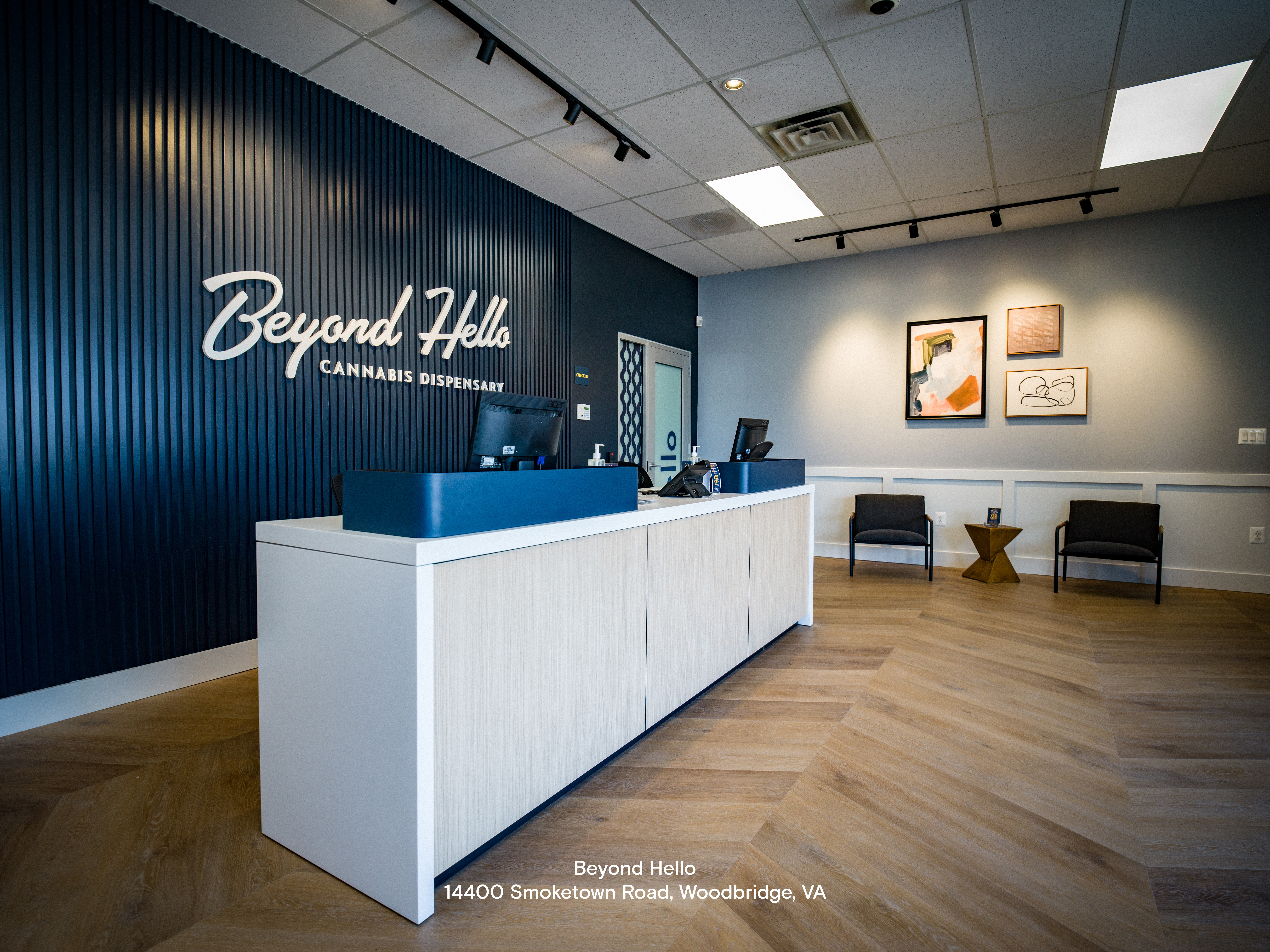 Located in Prince William County in a suburban community just outside of Washington, D.C. and situated along the Potomac River, Beyond Hello™ Woodbridge will begin serving Virginia medical cannabis patients and registered agents on Wednesday, August 23rd at 10:00 a.m. The dispensary will be open daily Monday through Saturday from 10:00 a.m. to 8:00 p.m., and on Sundays from 10:00 a.m. to 6:00 p.m.