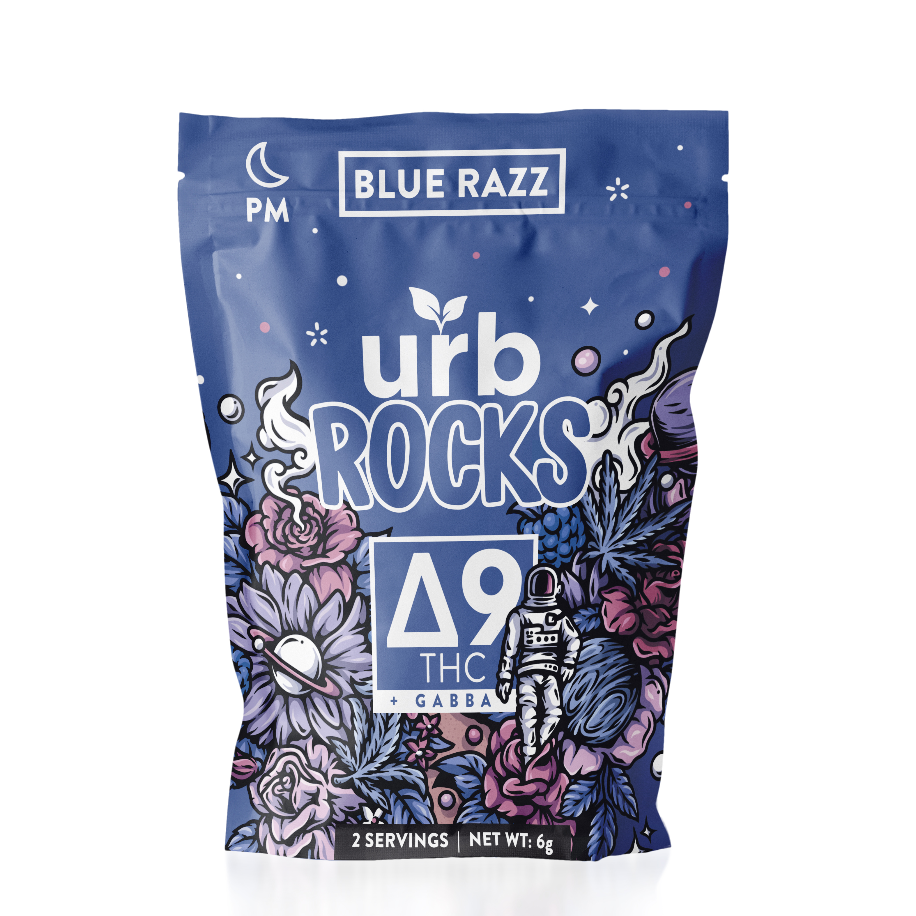 Urb Rocks PM Poppin’ - Blue Razz - Sachet