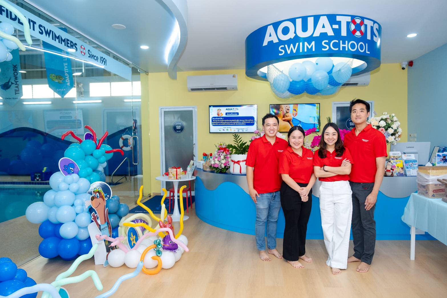 Aqua-Tots Swim School Opens Ninth Location in Thailand, Bringing Year-Round, Indoor Swim Lessons in the Midst of Summer