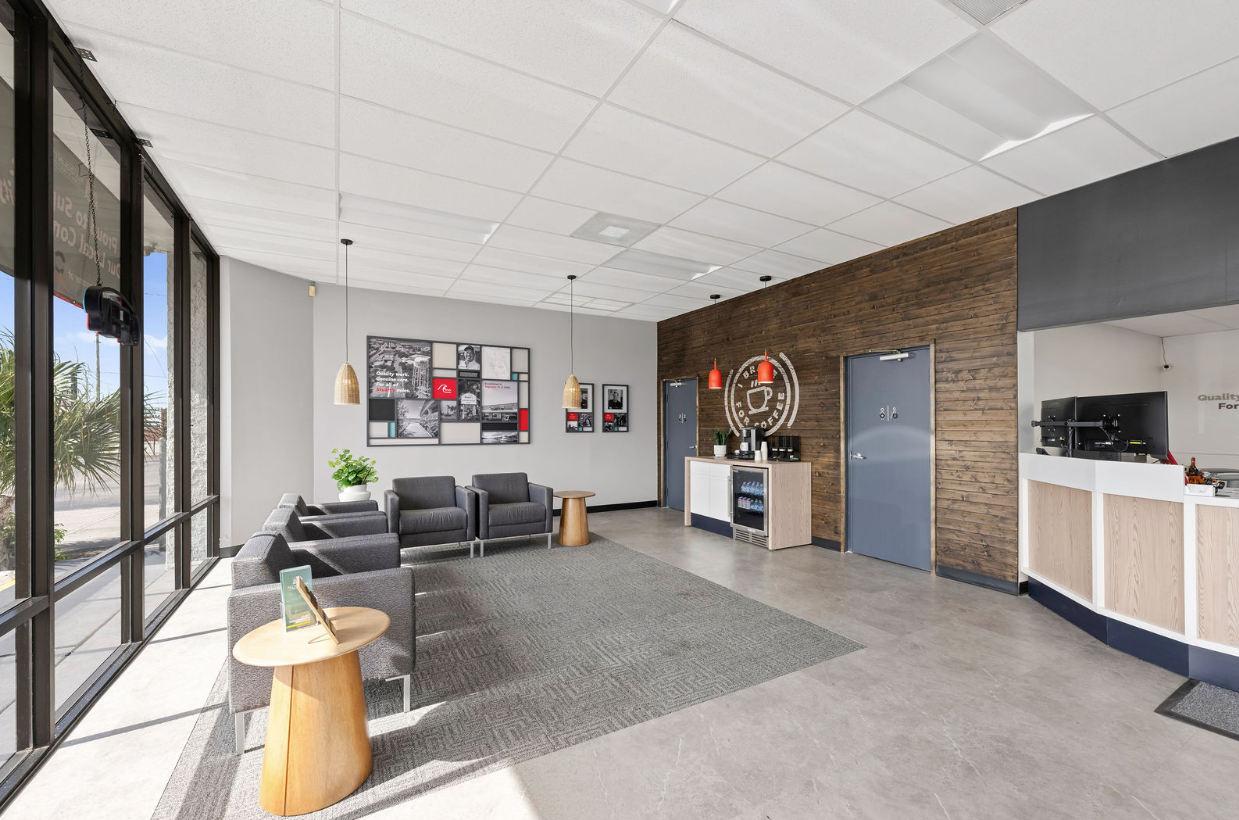 Updated Customer Area at All County Tire & Auto