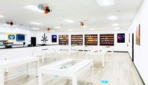 An interior view of Captor Retail Group’s latest and largest cannabis dispensary.