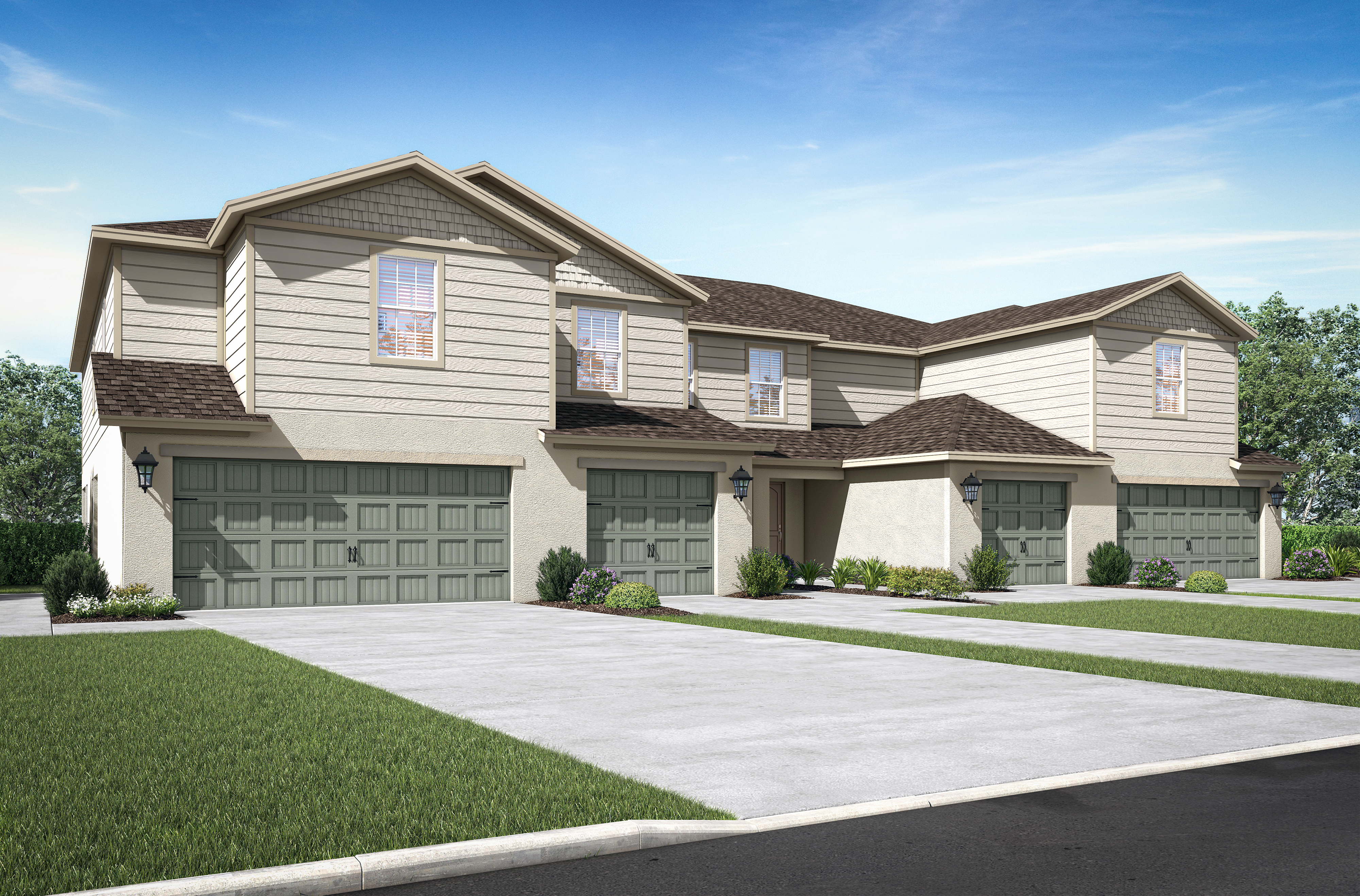 Two-story townhomes with exceptional upgrades are now available minutes from Tampa at Madison Village by LGI Homes.