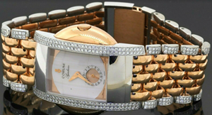Corum Symbiose heavy 18K two-tone gold 4.62CTW VS1/F diamond automatic men's watch