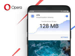 Opera browser for Android now with free VPN