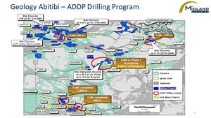 Figure 1 Geology Abitibi-ADDP Drilling Program