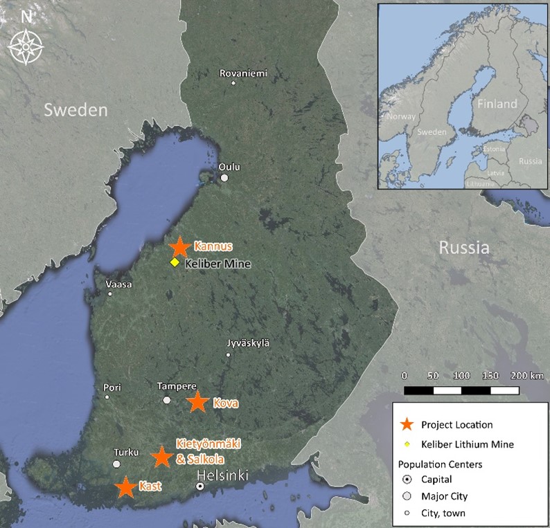 United Lithium Properties in Finland