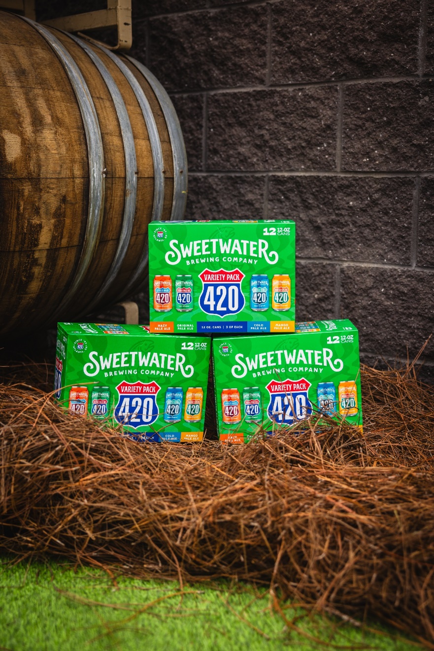 Brand new look and feel for SweetWater's 420 variety pack 