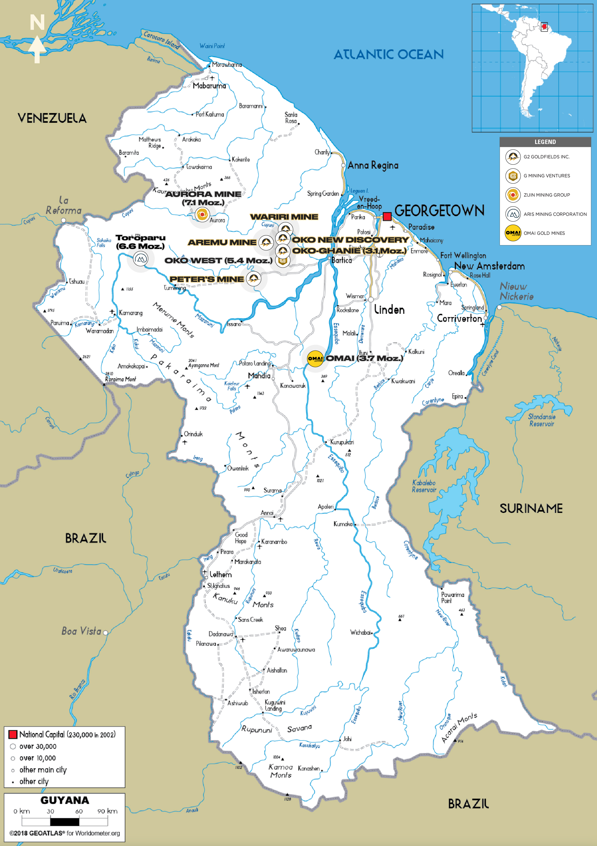 Figure 1 - Country Map