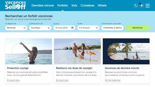 VacancesSellOff s’engage dans la transformation numérique avec la nouvelle version de son site Web