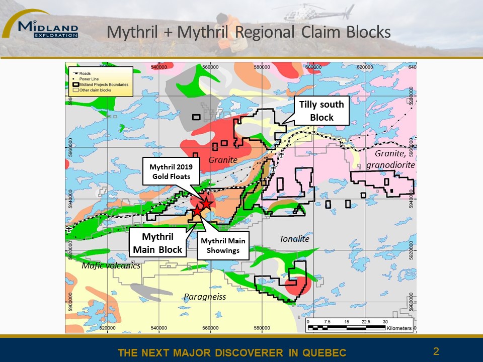 Figure 2 Mythril regional position