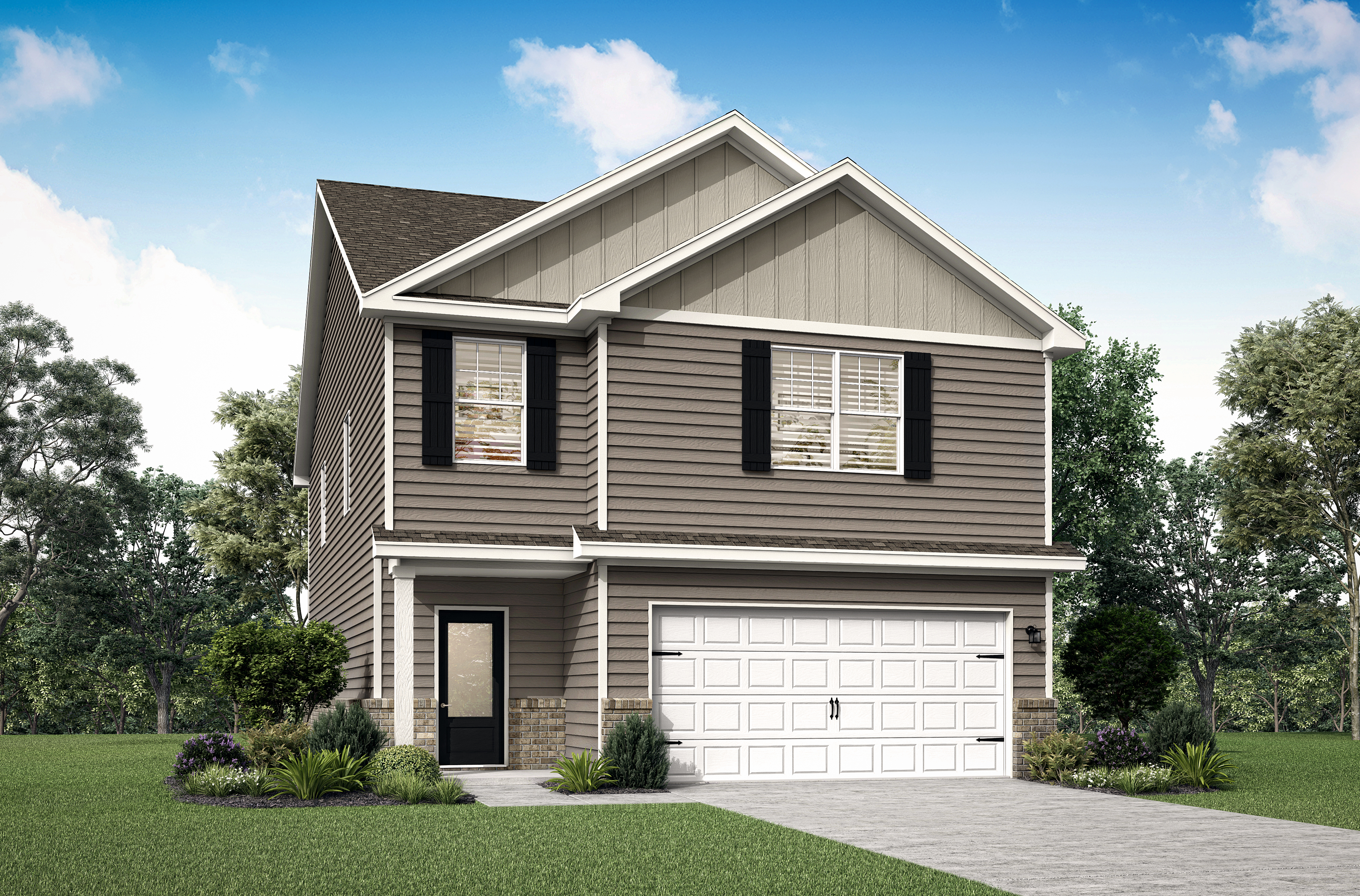 The Lincoln Plan by LGI Homes at Avondale North features four bedrooms, two and a half bathrooms and a game room.