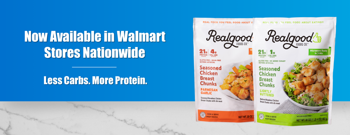 Real Good Foods Seasoned Chicken Breast Chunks Available Nationwide