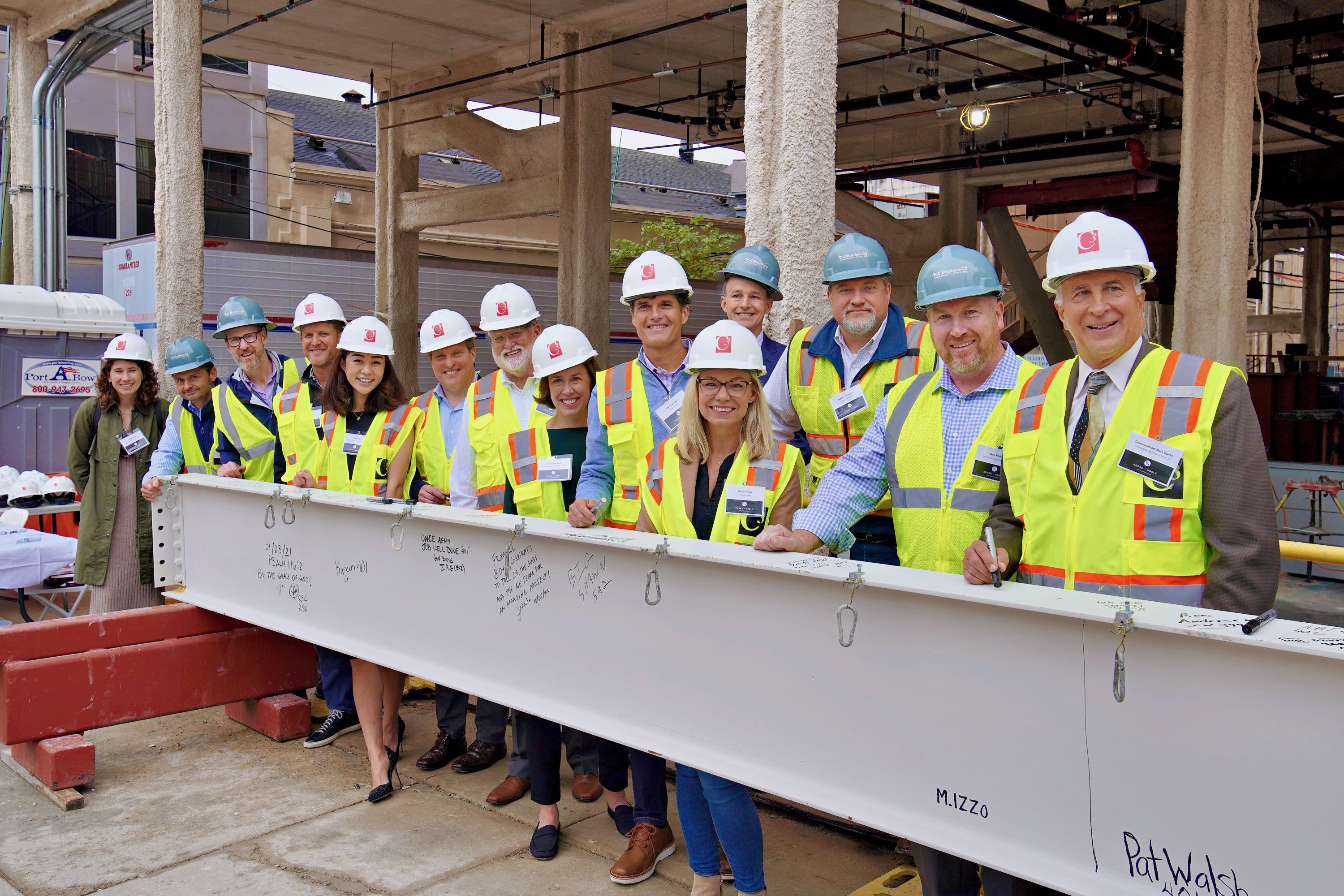 Broad & Noble Topping-Out Celebration in Philadelphia, PA