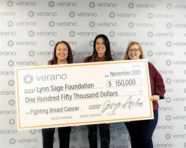 Verano + Lynn Sage Breast Cancer Foundation