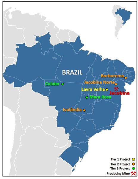 Figure 1 - Brazil Location Map
