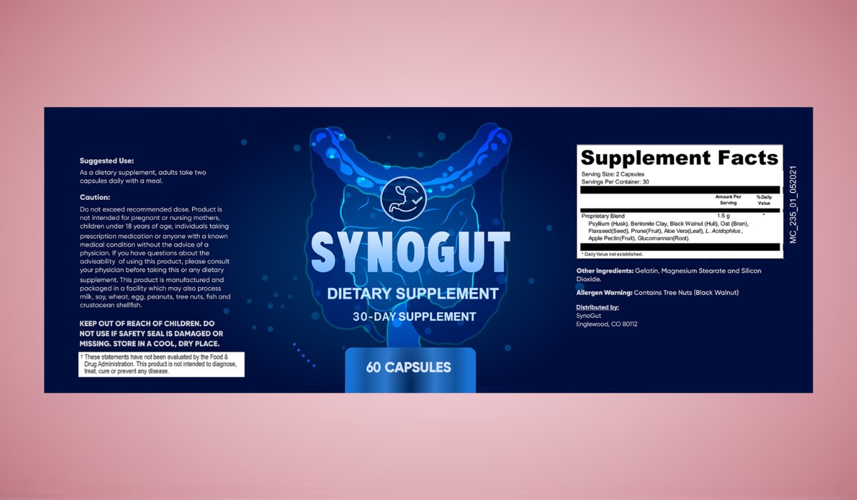 SynoGut Supplement Facts