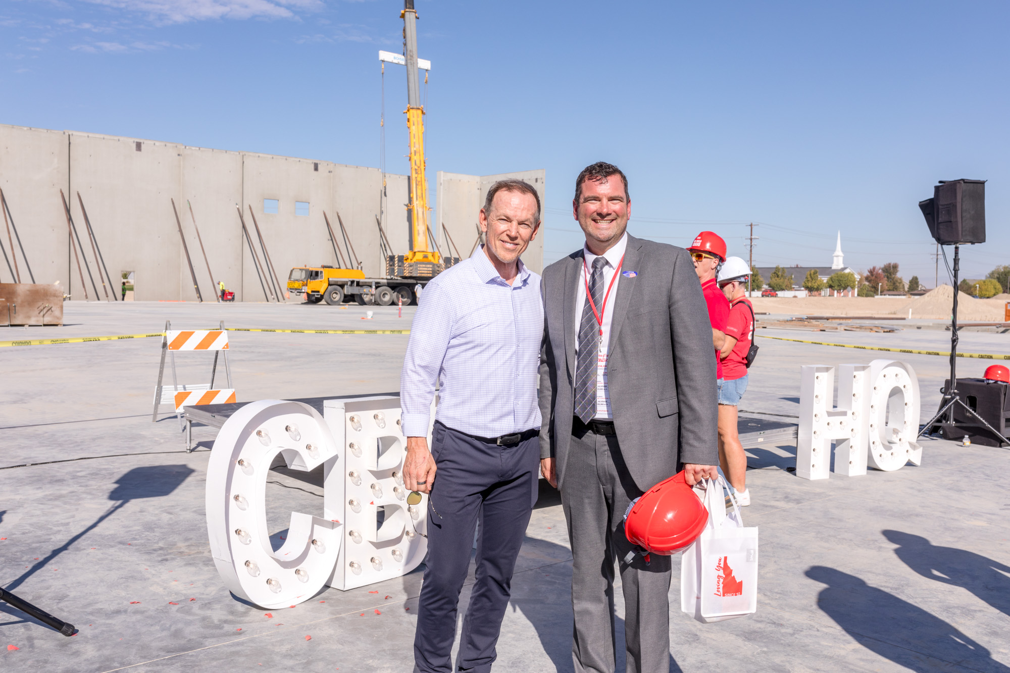 The Mayor of Caldwell, Mayor Jarom Wagoner, joined CBH at their wall raising event saying, “The city of Caldwell is not only about making Caldwell an amazing place to live but an amazing place for businesses to thrive. CBH brings so much energy and life to the workplace and the community. We’re excited to have them.”