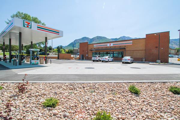 One of the new 14 locations, this 7-Eleven was a brand new build located in Ogden, Utah.
