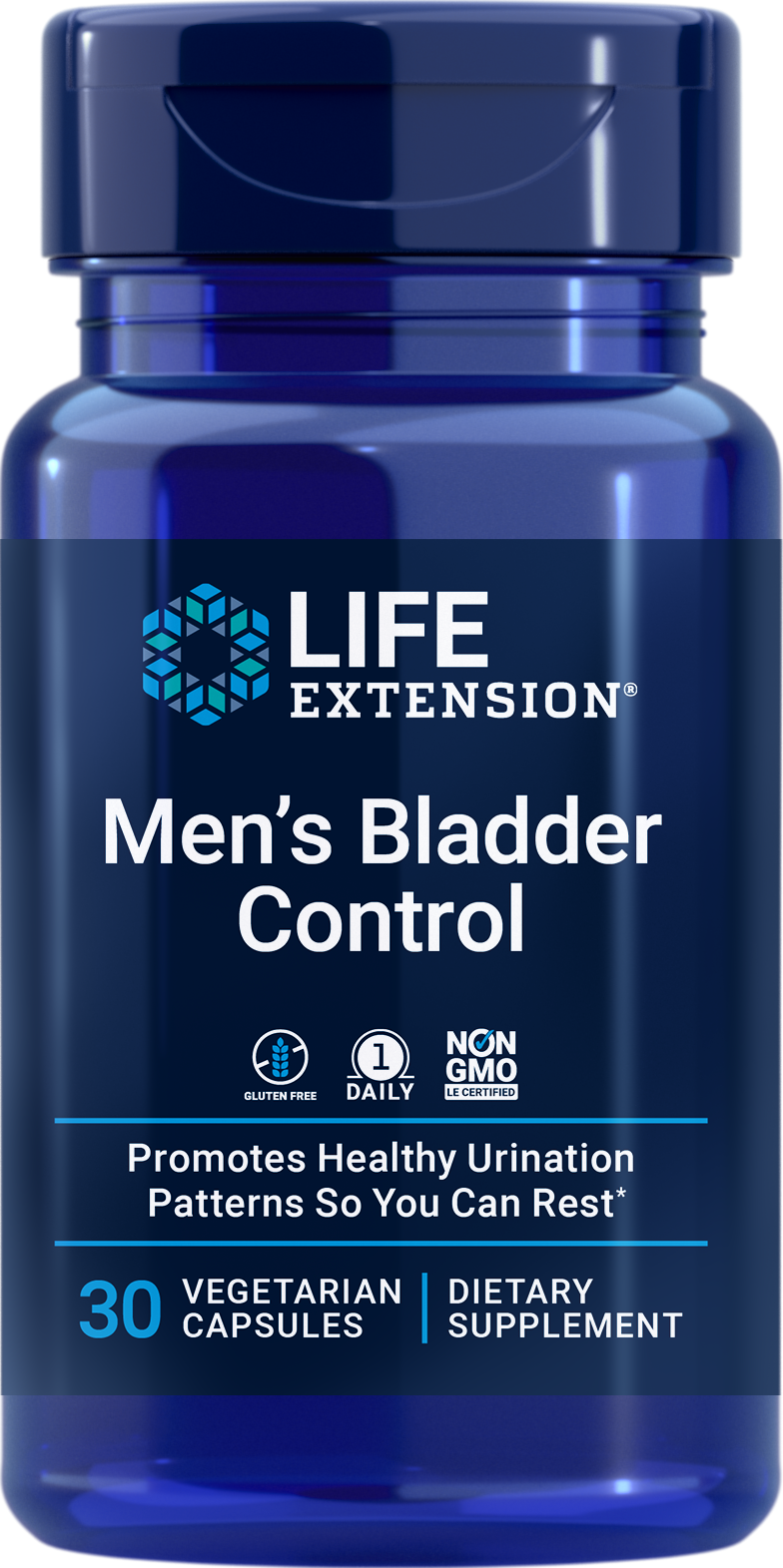 Life Extension's Men's Bladder Control has shown in a published clinical study to support normal nighttime urinary function. 