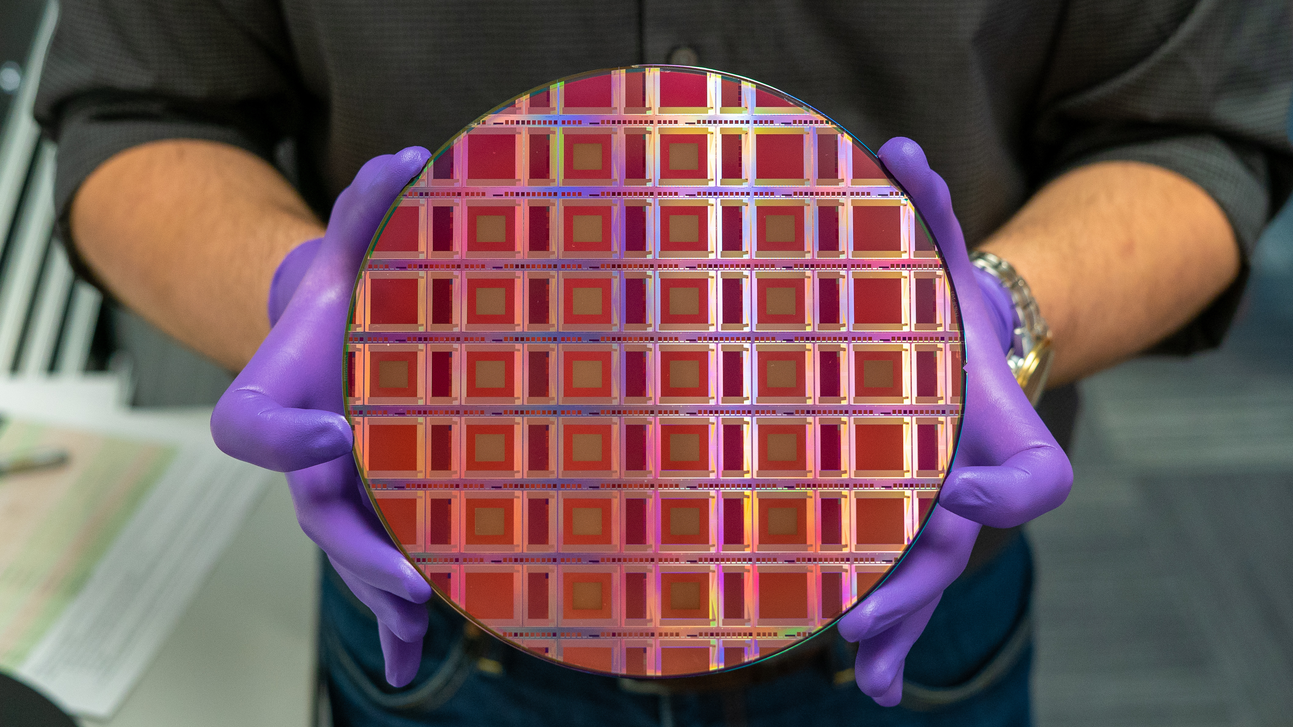 Lumotive Wafer Close up