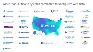 Truveta is a growing collective of health systems that provide more than 18% of all daily clinical care in the US. 