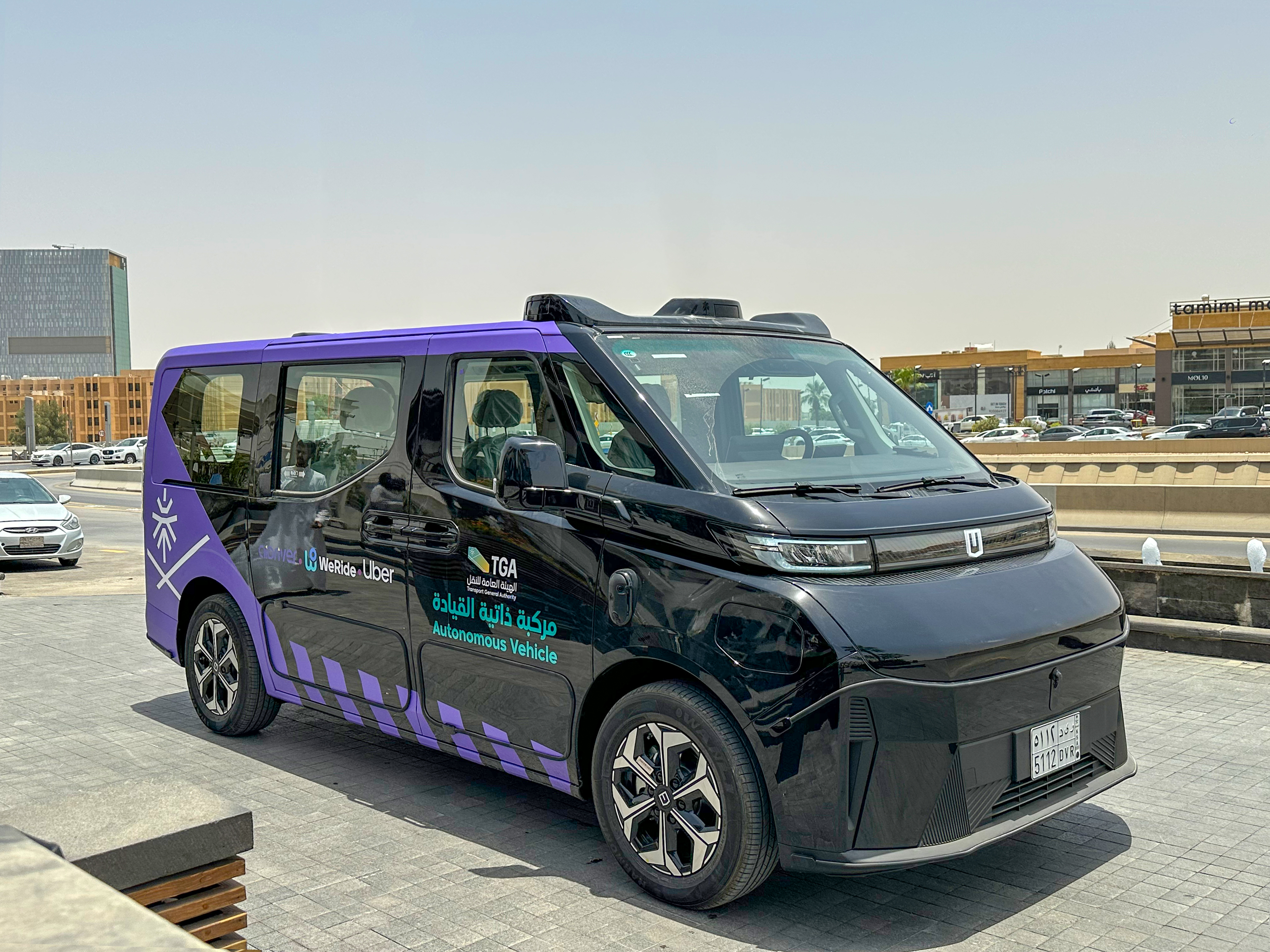 WeRide's Robotaxi in Riyadh, Saudi Arabia
