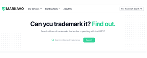 Markavo's Free Trademark Search