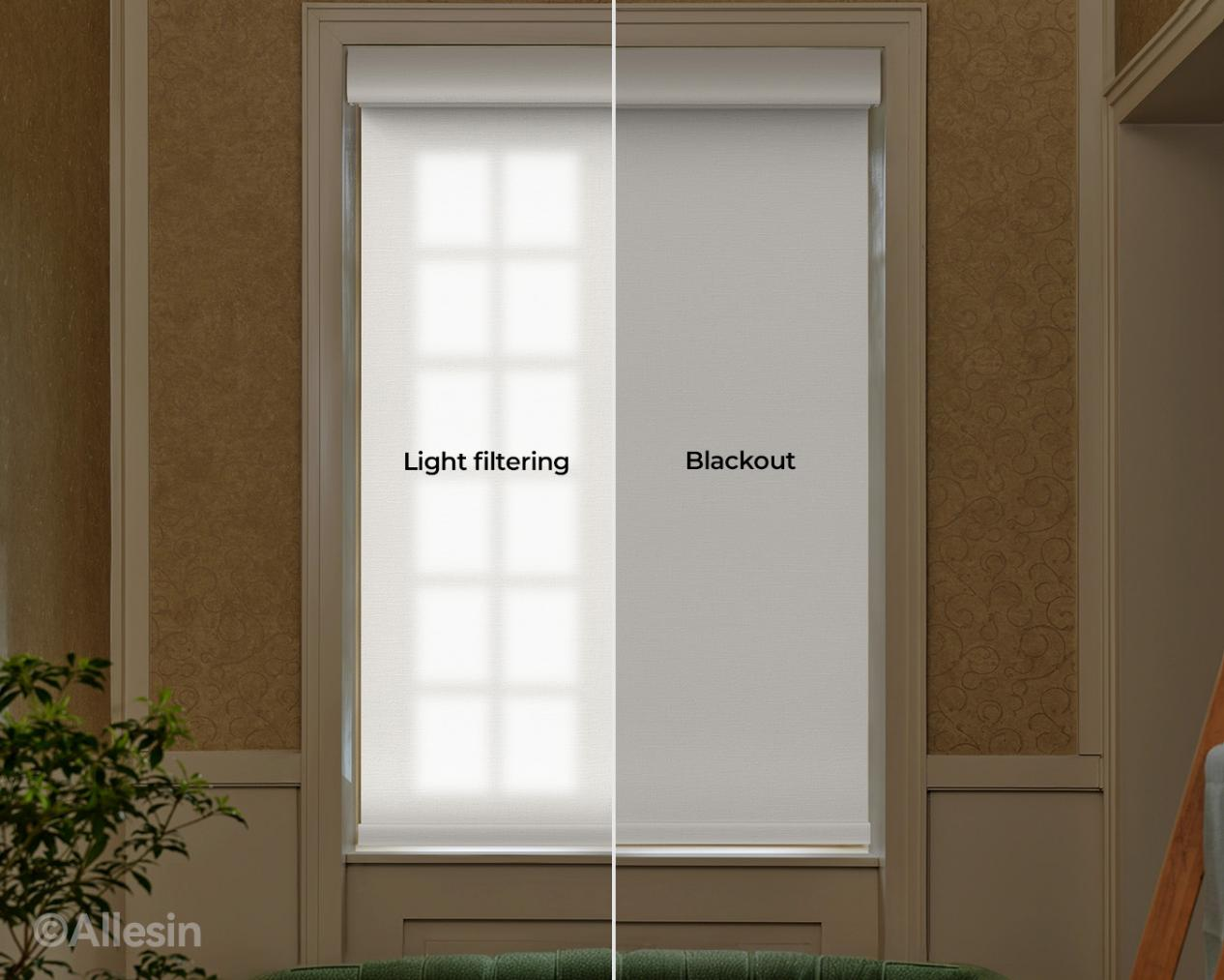 Comparison of Allesin curtain usage