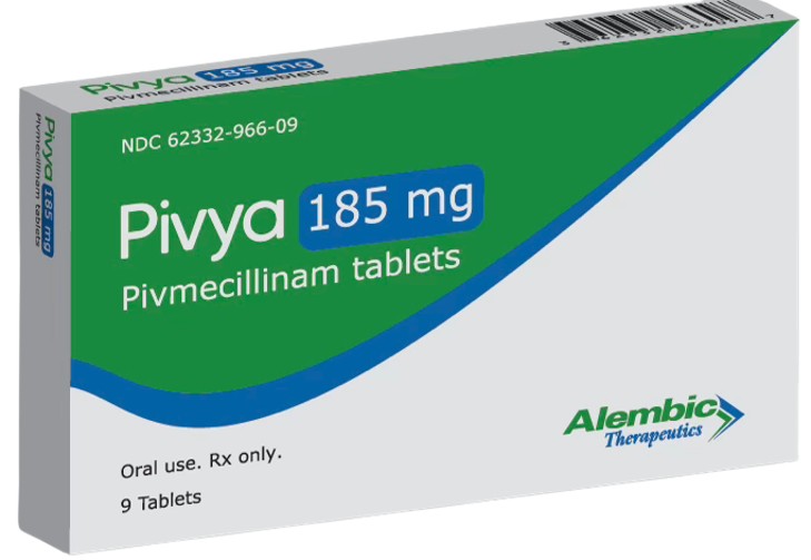 Pivya® (pivmecillinam) Tablets, 185mg