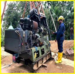 Figure 3: Drilling machine at H1