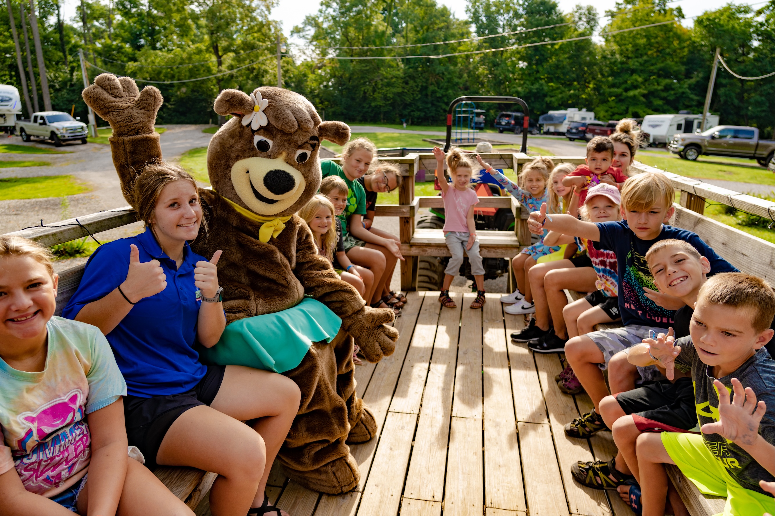 Jellystone Park Wagon Ride
