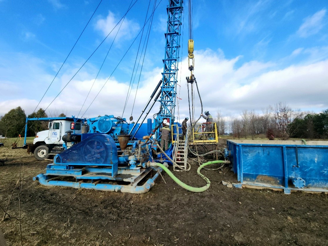 Crew members contracted by Zefiro subsidiary Plants & Goodwin on-site at an Ohio-based well plugging operation in November 2024.