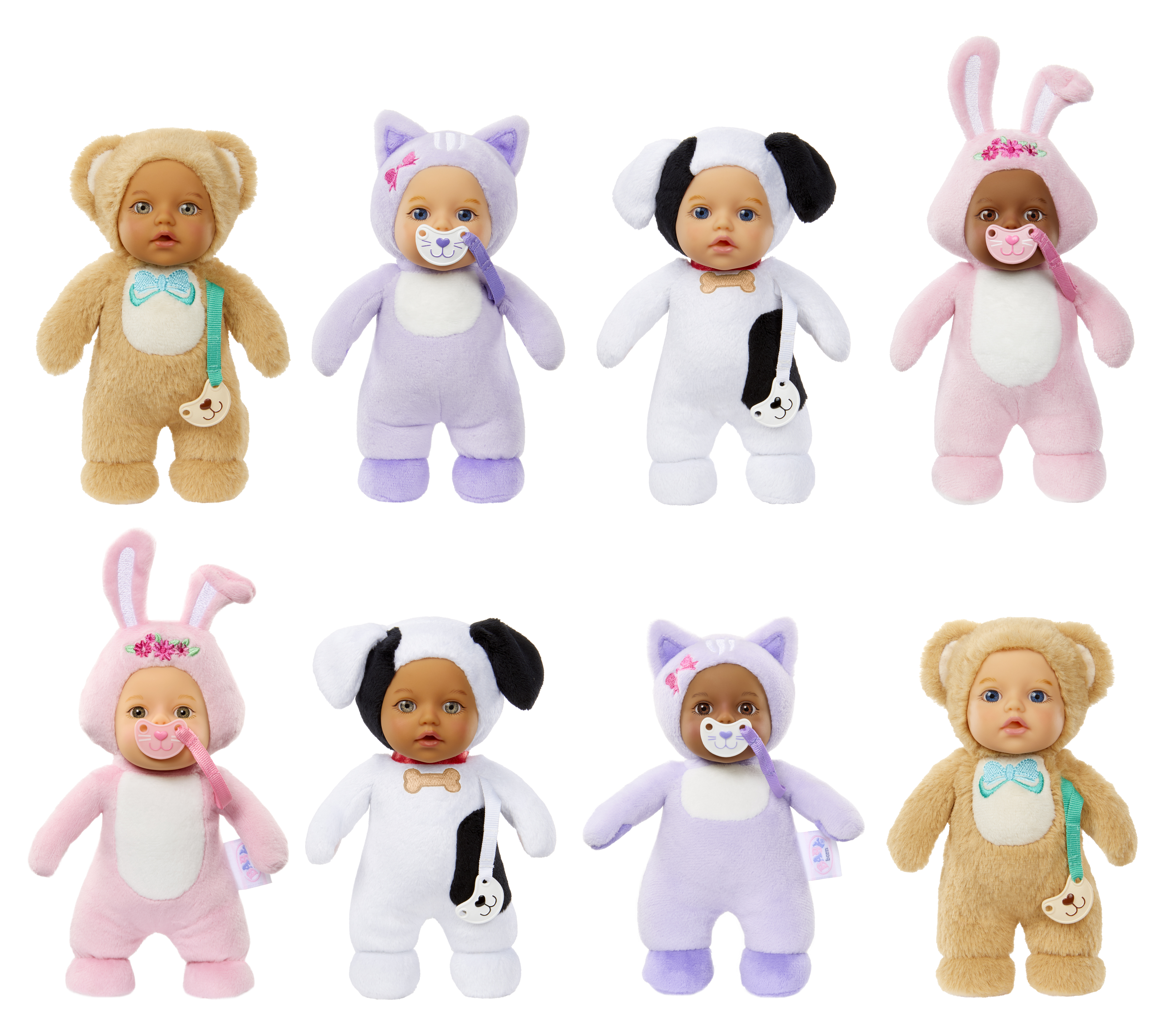 Designed for newborns and up, these charming companions offer comfort from the very first day.