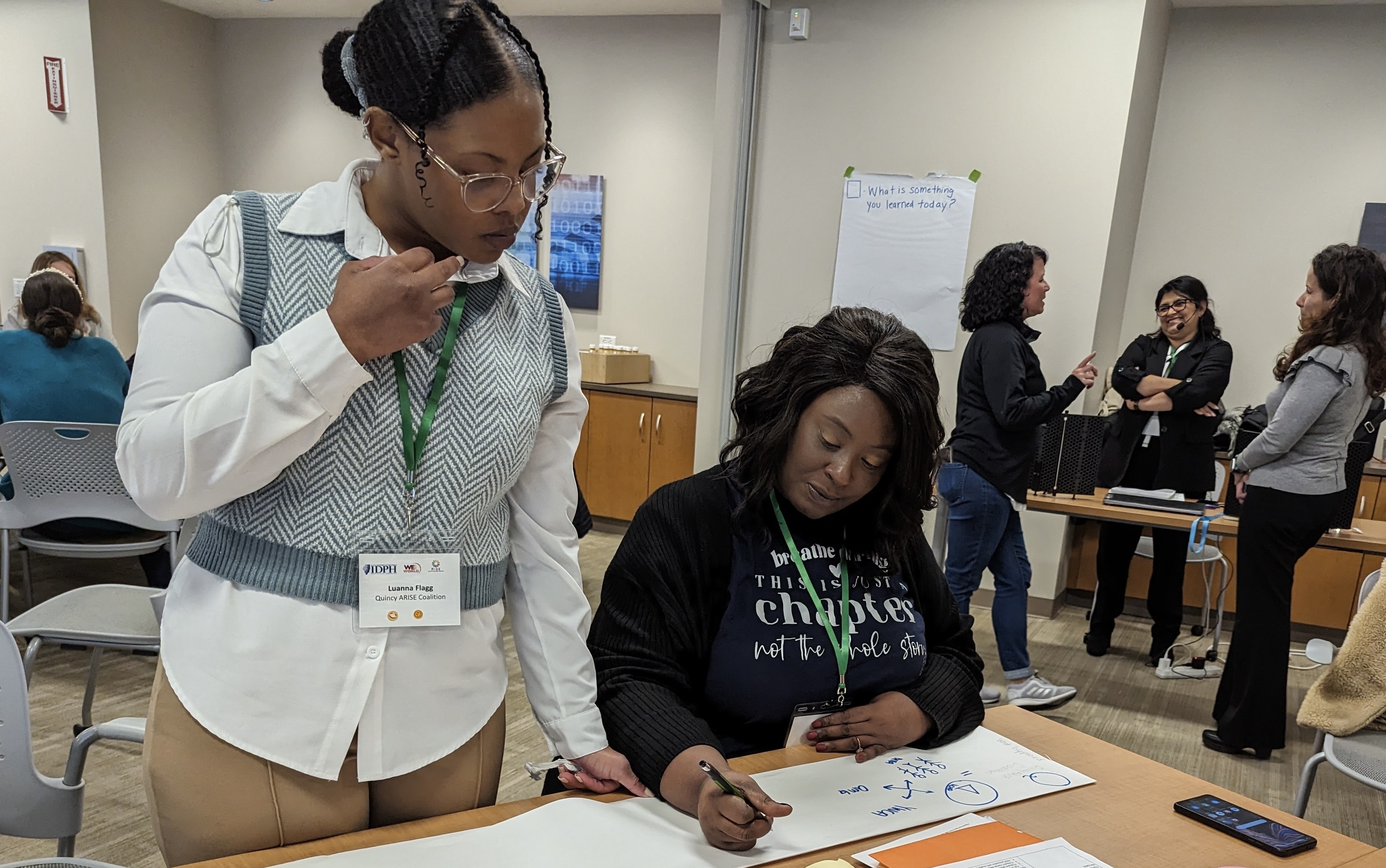  ARISE Community Health Improvement Leadership Academy members work together in Champaign, IL